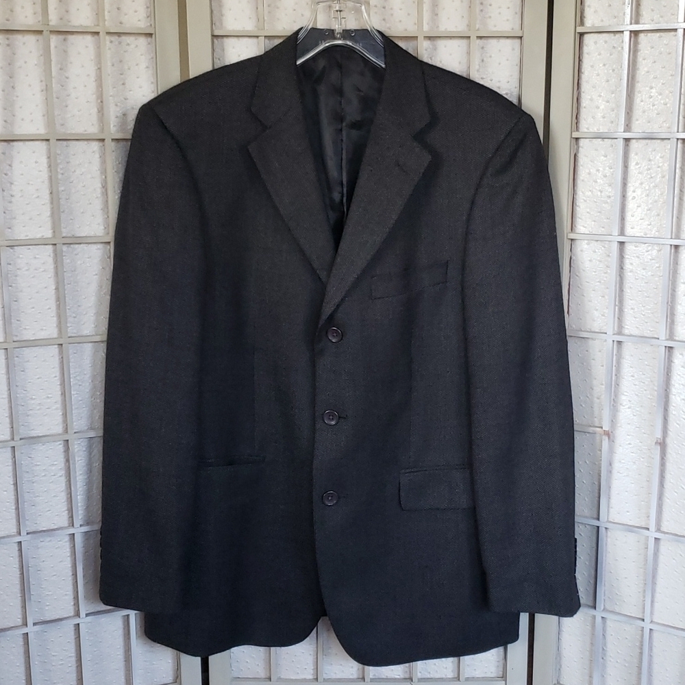 Emanuel Ungaro dark gray mens suit jacket